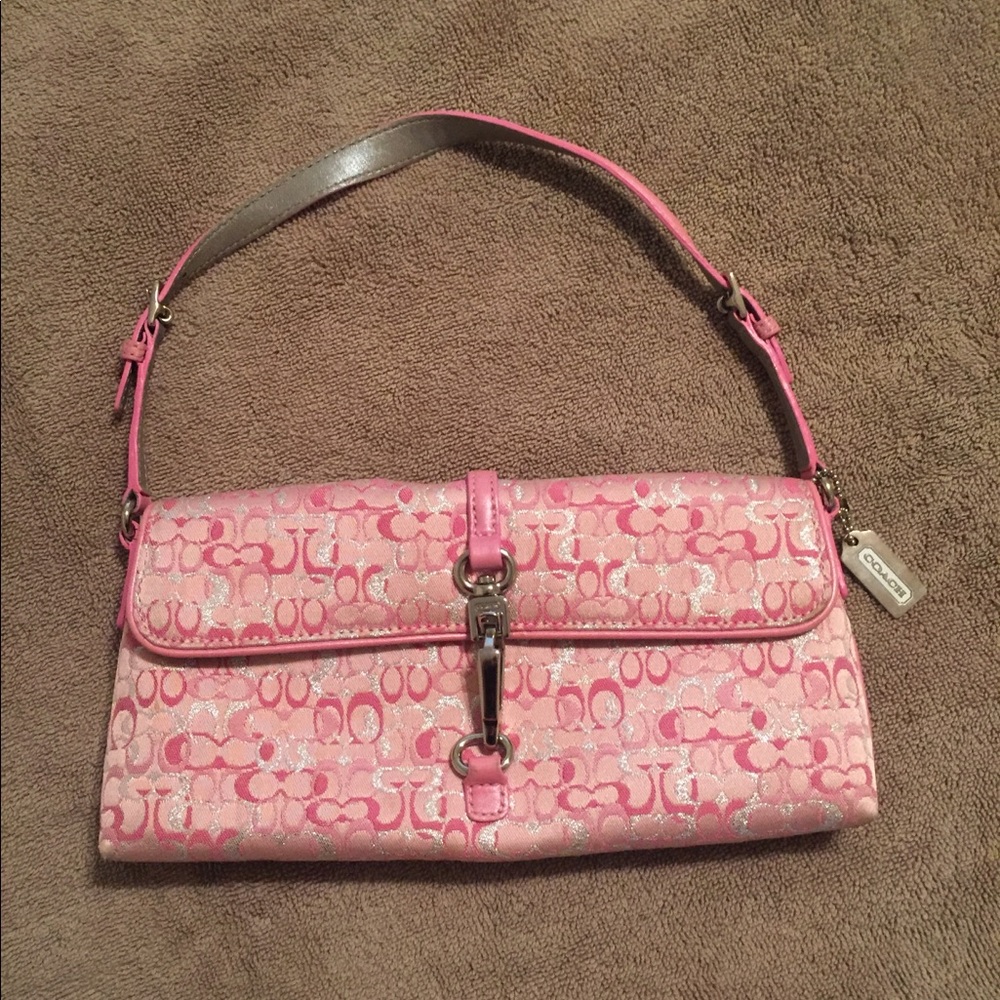 Small pink Coach